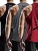 Neleus Men's 3 Pack Mesh Workout Muscle Tank Top,5007,Black,Dark Grey,Red,US M,EU L