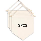 1/3/10Pcs Blank Wall Canvas Banners-Decorative DIY Wall Decor,Baby Shower,Wedding,Graduation,Classroom Decor