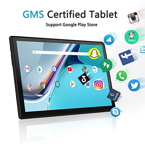 JREN Android Tablet 10.1" IPS Full HD Display, 10 Inch Tablet with 1.6