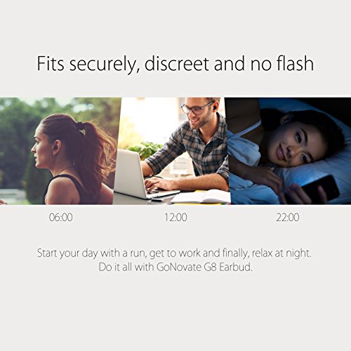 GoNovate G8 Bluetooth Earpiece Wireless Headphone Mini Invisible Earbud, 6 Hrs Playtime 2 Magnetic U - //coolthings.us