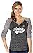 Soft As A Grape NHL Women's Shadow Triblend Long Sleeve Raglan