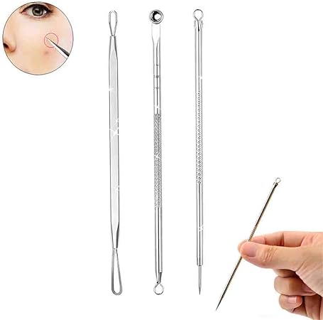 Amazon Yiteng 毛抜き 角栓取り 毛穴ケア専用キット アクネプッシャーキット 抗菌ステンレス 黒ずみ取り 角栓 いちご 鼻ケア コメドプッシャー ３本セット Yiteng 毛抜き 通販