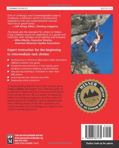 Rock Climbing Mastering Basic Skills Mountaineers Outdoor Expert Luebben Craig 9780898867435 Amazon Com Books