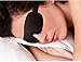Iconic Contoured Sleep Mask Blocks Out Light, Improves Sleep for Travel, Daytime Rest. Memory Foam Eye Cavity, Adjustable Strap Fits All Sizes, Breathable Fabric, Black. FREE Travel Pouch & Ear Plugs