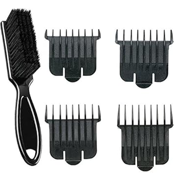 Amazon.com: Andis 4 Snap-on Combs Attachment Set for T-Blade with a BeauWis  Blade Brush: Beauty