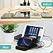 Witeem Quick Charge and Smart 6-Port USB Charging Station with USB Type C Port, Universal Charging Desktop Docks Organizer for Smartphones, Tablets, Black