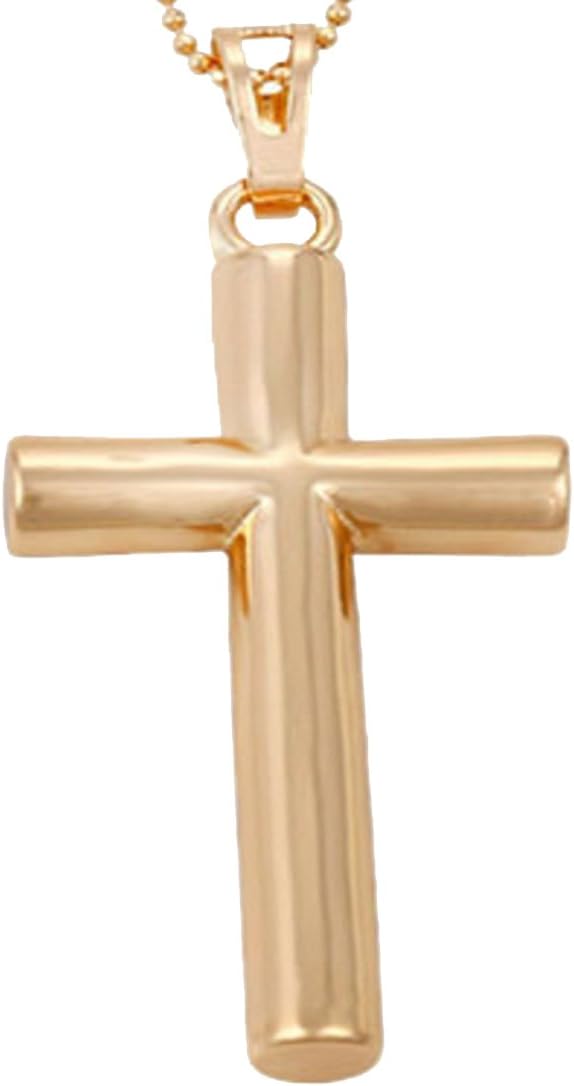 Juvel JewelryCross Pendant For Woman With18K Gold Plated Classic Style