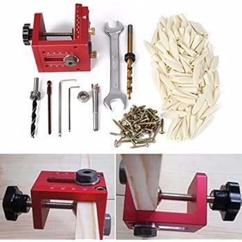 New Aluminum Pocket Hole Drill Guide Dowel Jig For Kreg 