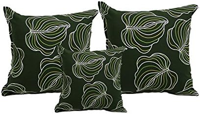 Decorative Pillows Cover/Cushion Case (26"x26", Green Leaf)