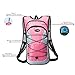 Hydration Backpack With Water Bladder(70 Oz/2L) Cooling Towel 3 in 1,Thermal Insulation Pack Keeps Liquid Cool up to 4 H,for Cycling,Climbing,Hiking&Camping ,Skiing by Yesing (Pink)