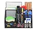 EPG-Life Office Desk Supplies Organizer Desk Pencil Holder with Drawer, 7 Compartments, Black