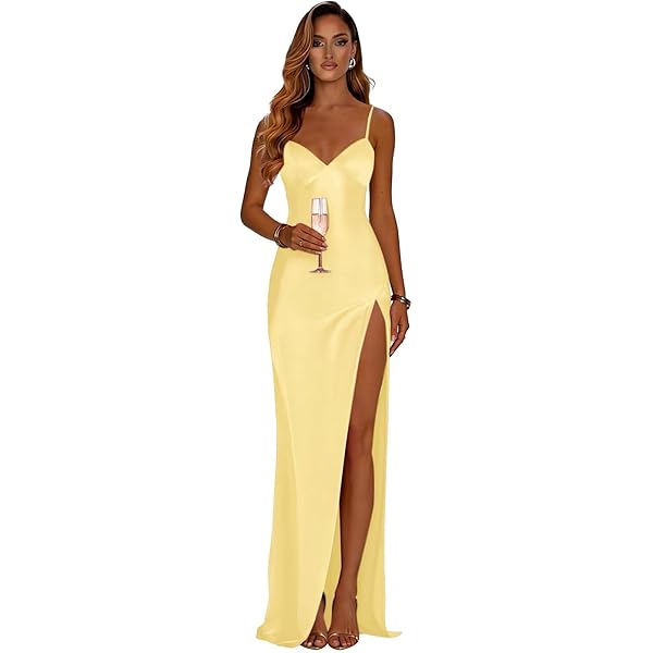 Amazon.com: Satin Bridesmaid Dresses Off Shoulder Mermaid Ball Gown Dresses  for Women Formal (US, Numeric, 2, Regular, Regular, Gold) : Clothing, Shoes  & Jewelry