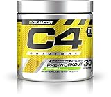 Cellucor C4 Original Pre Workout Powder Energy Drink w/ Creatine, Nitric Oxide & Beta Alanine, Green Apple, 30 Servings (6.3 ounces)