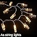 MHtech 30 LED Photo Clips String Lights, 10 Ft LED Clips Lights Warm White Battery Powered Fairy Lights LED for Hanging Photos Pictures Cards Artwork and Memos (10ft Warm White)