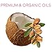 Premium Coconut Oil for Hair Growth with Argan Oil by Rapunzel - Made from Pure Organic Hair Stimulating Growth Oils - Non-Greasy Formulation That’s Perfect for Hair Mask and Hair Conditioner