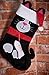 Clever Creations 1 Pack Classic Christmas Stocking Hanging Decoration, 17 Inches Large Size Plush Gift for Family Holiday Party, Black Cat