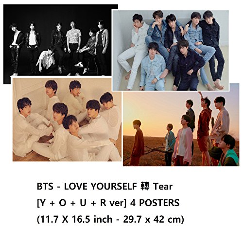 Bts love yourself 轉 tear [y+o+u+r ver] 4 posters(11.7…