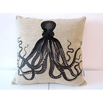 Amazon Com Decorbox Cotton Linen Square Throw Pillow Case