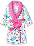 My Little Pony Little Girls' Luxe Plush Robe, White As Clouds, 6