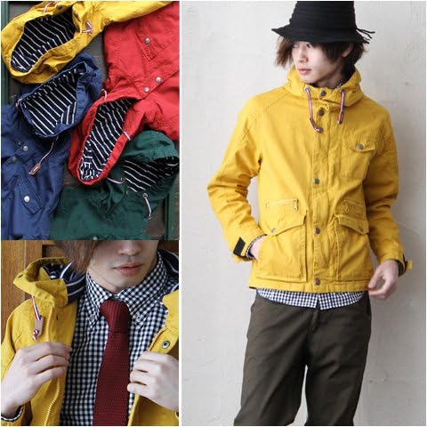 Amazon Co Jp トリコロール スピンドル ハイネック マウンテンパーカー 服 ファッション小物