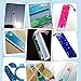 Whaline 6 Pieces Silicone Bookmark Mold DIY Transparent Resin Casting Jewelry Cat Mermaid Mould Craft Making with 12 Pieces Different Color Handmade Silky Tassels