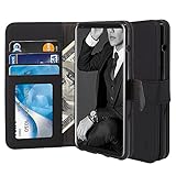 LG V30 Case, TAURI [Stand Feature] [PU Leather] Wallet Case with Card Pockets Protective Case Flip Cover For LG V30 / LG V30+ / LG V30 Plus - Black