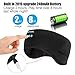 Bluetooth Sleep Headphones Headband,WU-MINGLU Sleep Mask with Bluetooth Headphones for Side Sleepers, Noise Cancelling Headband for Sleeping Wireless Headphones for Running Best Gifts for Men, Women