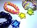 P&F HIGH QUALITY PRODUCTS Pack of 10 Dazzling Star Loom Charms for Rubber Band Loom Bracelets (S)