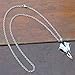 OhDeal4U Pewter Pendant Crow Raven Skull Gothic Magic Spirit Bellatrix Lestrange Vintage (Stainless Steel Chain)