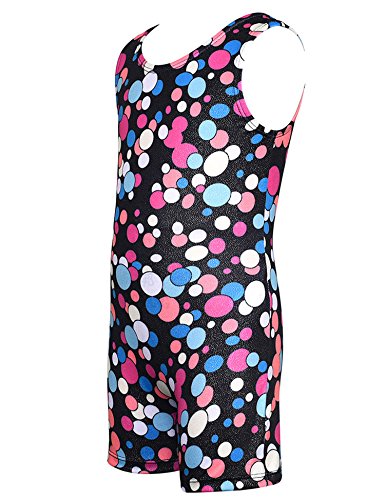 Wah Na Toddler Girls Pink Bubble One Piece Gymnastics Unitard For 6x