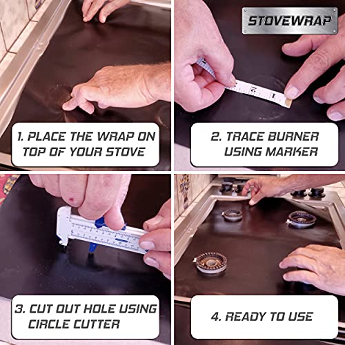 Stove Wrap Do It Yourself Stove Top Protector Splatter Guard Value Pack