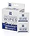 Zeiss Pre-Moistened Lens Cleaning Wipes - Cleans Bacteria, Germs and Without Streaks for Eyeglasses and Sunglasses - (50 Count)
