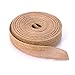 Pangda 2 Rolls Natural Burlap Fabric Ribbon Wedding Events DIY Craft Brown Rustic Ribbon for Floral Garland Scrapbook Wrapping Home Decor, 10 Meters Each Roll
