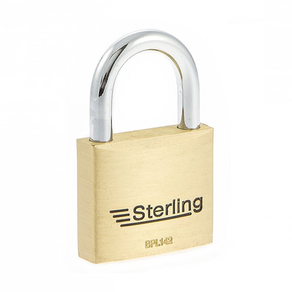 Sterling BPL142 40mm Double Locking Brass Padlock โ image 1