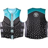 Hyperlite 2019 Women Indy Neo Vest for Wakeboard Wakesurf Ski Aqua Size M