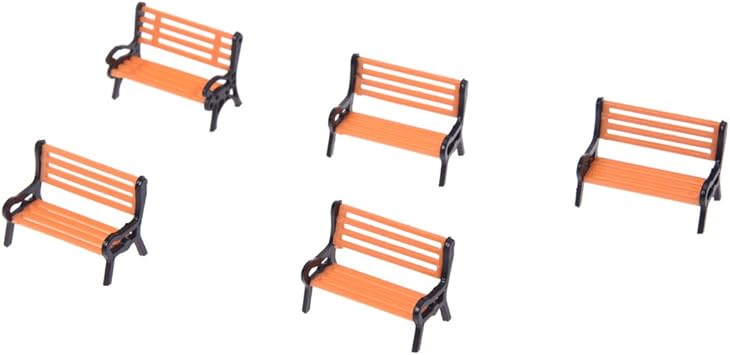 Wovelot 5pz Plastica Modello Panchina Modello Paesaggio 1 50 Con
