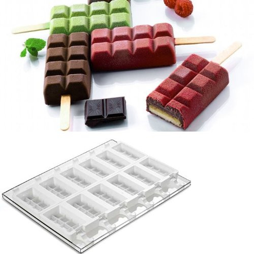 Silicone Mold for Ice Cream Pops: Divided Shape