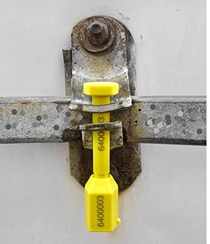 50 BOLT SEALS High Security Seal Guarantee. Suitable for Containers - Container - Trailers – Wagons – Railroad Cars – Cargo - Print Progressive Numbering – ISO and C-TPAT CERTIFIED
