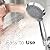 WATERAZZI High Pressure Handheld Shower Head - Luxury Hand Showerhead with Flexible Hose - Universal Bathroom Chrome Shower Head With Bracket Holder And Teflon Tape - Best Rated HandHeld Shower Kit