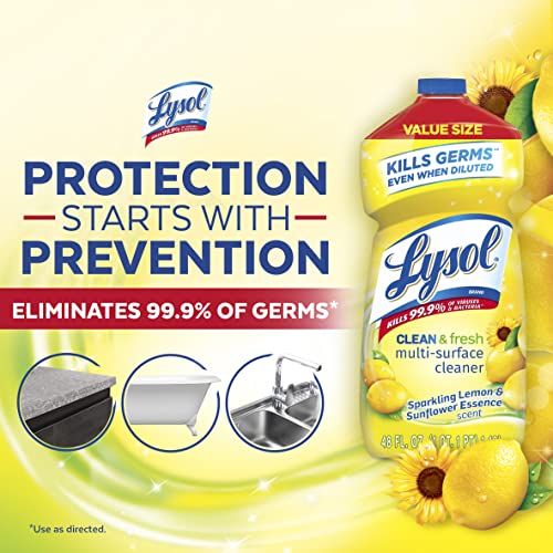 Lysol, Clean And Fresh MultiSurface Cleaner Scent Ounce, Lemon
