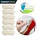 ENERFOOT Leather High Heel Pads for Shoes Too Big, Heel Grips Pads Liners Shoe Pads for Loose Shoes, High Heel Inserts for Women Anti Slip, High Heel Insoles,3 Pairs(Thicker,0.35IN)