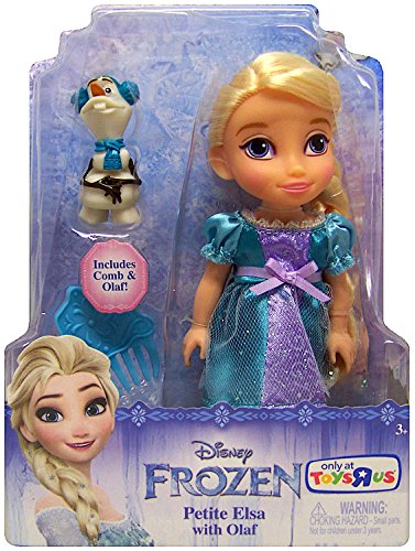 Disney Princess My First Princess Petite Elsa & Olaf Doll 6" New Dress