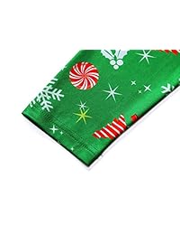 HUHOT Vestido de Navidad, Mujer Mangas Largas Un Línea Regalo Navidad Santa Impresión Ugly Vestido de Fiesta