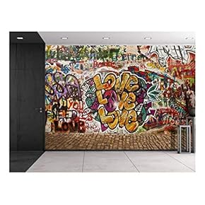 BRAND_NAMEColorful Graffiti Large Wall Mural Removable Peel and Stick Wallpaper