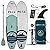 Peak Inflatable 10'6 All Around Stand Up Paddle Board Complete Package (6" Thick) | Includes Adjustable Paddle, Travel Backpack, Coil Leash