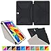 rooCASE Samsung Galaxy Tab S 10.5 Case - Origami 3D [Granite Black/Cool Gray] Slim Shell 10.5-Inch 10.5