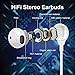 USB C Headphones, WamGra HiFi Stereo Type C Earbuds USB C Earphones with Mic & Volume Control Compatible with Google Pixel 3/2/XL,Sony XZ2, OnePlus 6T,MacBook,iPad Pro 2018(Newest Version)-Whitethumb 3