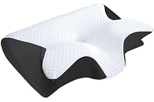 Neckhaven Ergonomic Cervical Pillow for Pain Relief, Anti Snoring, Orthopedic Memory Foam, Neck Support for Side, Back Sleepe