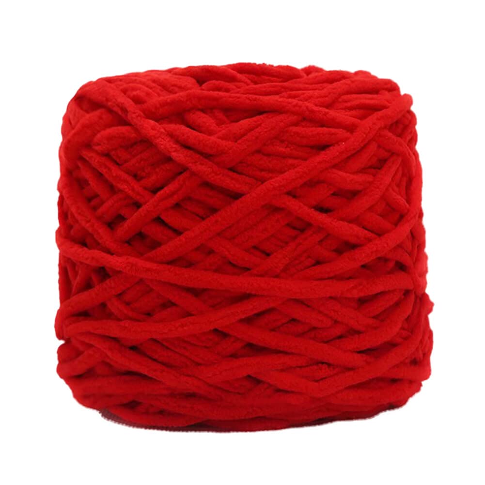 Knitting Yarn Acrylic Soft Thick Chunky Yarn Fluffy Chunky Yarn for Hand Knitting Crochet Blanket 165g Thick Yarn for Crochet Plushies/Crochet Bag