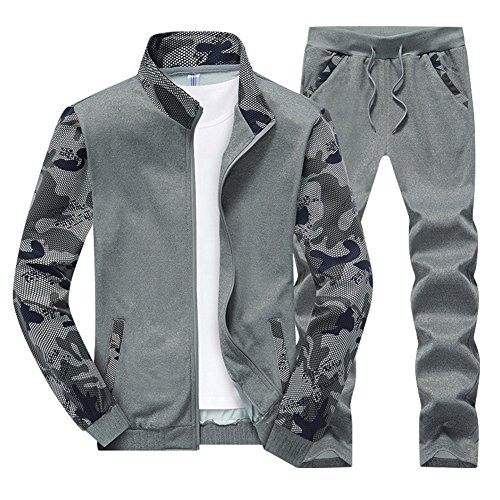 dark grey sweatsuit